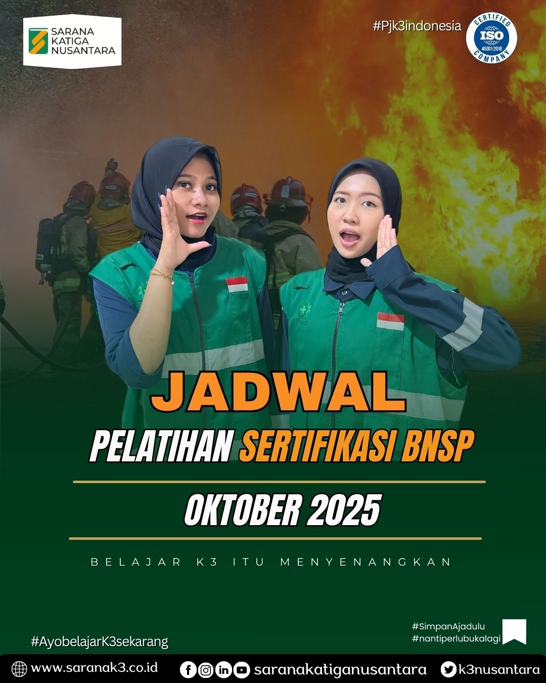 jadwal sertifikasi k3 bnsp dan kemnaker group nusantara batam